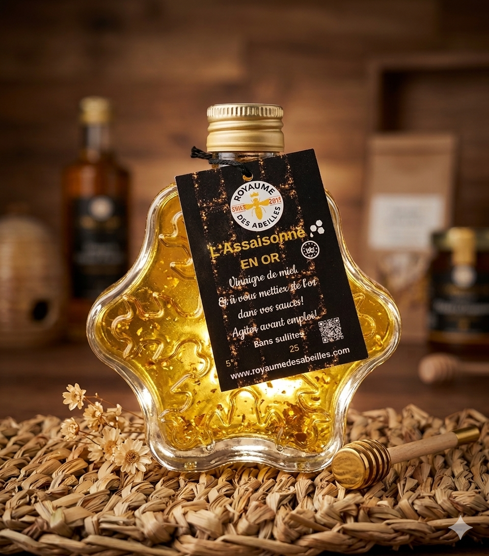 Assaisonné : Le Vinaigre de Miel à l'Or Fin