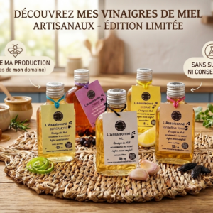 Coffret Découverte : Trio Surprise de Vinaigres de Miel Signatures